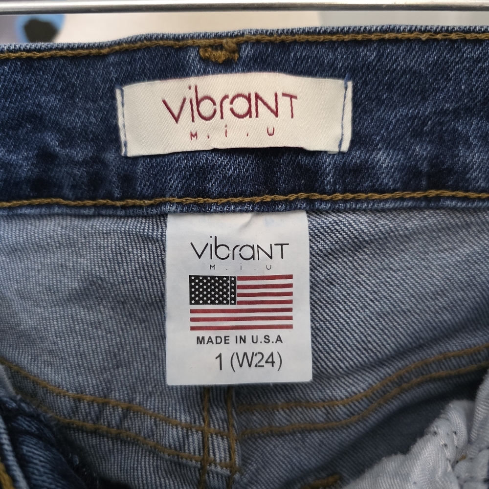 Vibrant High Waist Classic Mom Jeans Size 24 - Picture 9 of 10